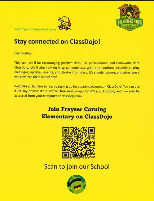 QR Code to join ClassDojo